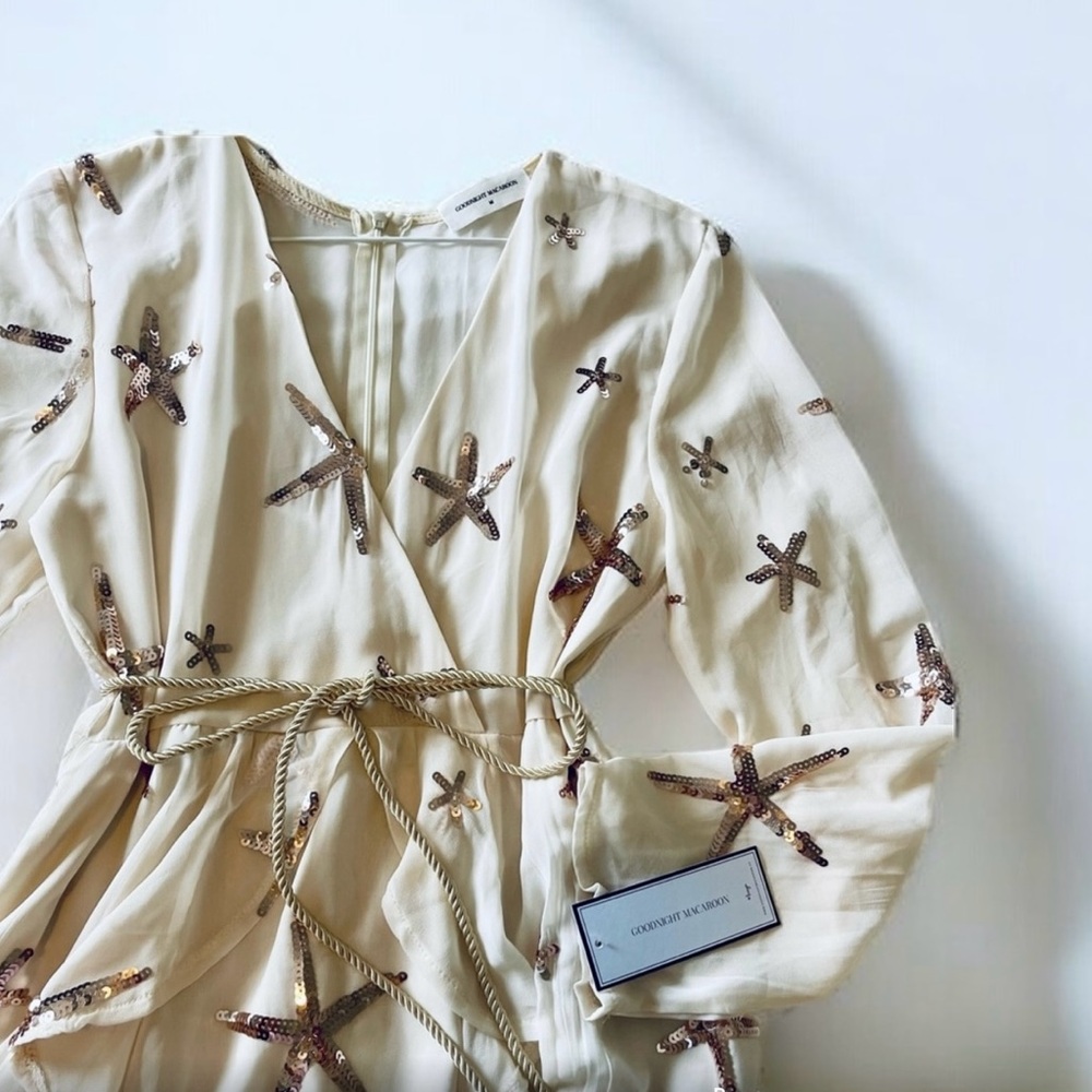 Sequin Starfish Dress Goodnight Macaroon